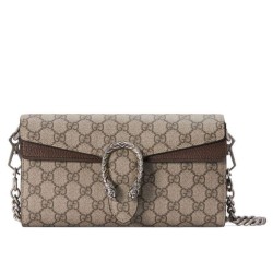 Miglior Prezzo Qualità premium Borse Replica piccola Gucci Dionysus 731782 Caffè scuro 