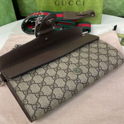 Miglior Prezzo Qualità premium Borse Replica piccola Gucci Dionysus 731782 Caffè scuro 