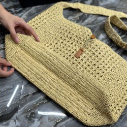 Sito Replica Bora Pari all'originale replica YSL Saint Laurent Hobo Rafia In Crochet E Pelle Liscia Albicocca imitazioni Miglior Prezzo Bora Pari all'originale replica YSL Saint Laurent Hobo Rafia In Crochet E Pelle Liscia Albicocca Replica