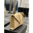 Imitazione Borsa a busta grande YSL Saint Laurent Mix Matelasse Albicocca 31cm