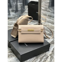 Imitazione Qualità superiore replica a spalla YSL Saint Laurent Manhattan Albicocca