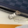 Qualità superiore replica LV Zippy Portafoglio Verticale Damier Infini N60503