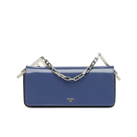 Mini borsa Fendi First Sight 8BS072 blu