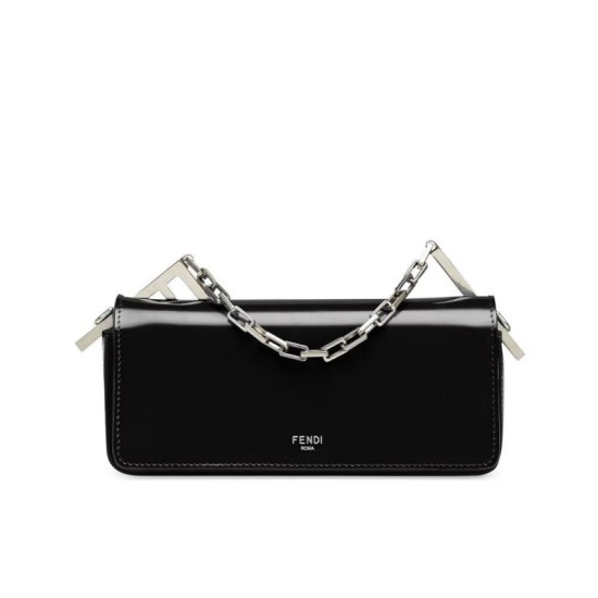Mini borsa Fendi First Sight 8BS072 nera