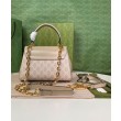Mini Borsa Gucci Horsebit 1955 703848 Crema