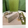 Mini Borsa Gucci Horsebit 1955 703848 Crema