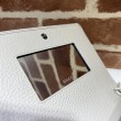 Pari all'originale replica Portafoglio con catena Gucci GG Marmont 497985 Bianco