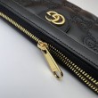 Alta gamma replica Portafoglio zip around Gucci GG Matelassé 723784 Nero