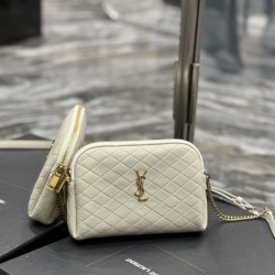 Sito Replica Borsa a catena YSL Saint Laurent Gaby con cerniera 18 cm bianca imitazioni Miglior Prezzo Borsa a catena YSL Saint Laurent Gaby con cerniera 18 cm bianca Replica
