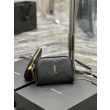 YSL Saint Laurent Gaby Qualità premium Borse Replica con cerniera nera 18 cm