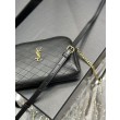 YSL Saint Laurent Gaby Qualità premium Borse Replica con cerniera nera 18 cm