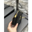 YSL Saint Laurent Gaby Qualità premium Borse Replica con cerniera nera 18 cm