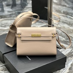 Miglior Prezzo Imitazione Qualità superiore replica a spalla YSL Saint Laurent Manhattan Albicocca Replica