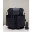 Zaino jacquard Fendi con coulisse FF 7VZ056 Nero