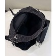 Zaino jacquard Fendi con coulisse FF 7VZ056 Nero