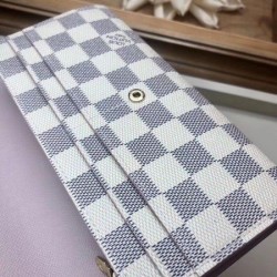 Replica 1:1 Dettagli perfetti Sarah Portafoglio Damier Azur N60232 Outlet Dettagli perfetti Sarah Portafoglio Damier Azur N60232 imitazioni perfette