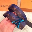 Cintura Initiales 40mm Monogram Blue MP033S
