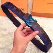 Cintura Initiales 40mm Monogram Blue MP033S