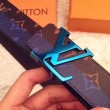 Cintura Initiales 40mm Monogram Blue MP033S
