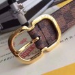 Cintura Mini 25MM Damier Ebene M9744V
