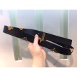 Pari all'originale replica Iconic Metallic Flowers 30mm Belt M9310U