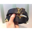 Pari all'originale replica Iconic Metallic Flowers 30mm Belt M9310U