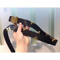 Replica Alta Qualità Pari all'originale replica Iconic Metallic Flowers 30mm Belt M9310U