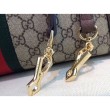 Ophidia GG borsa media con manico 524537 Caffè scuro