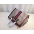 Ophidia GG borsa media con manico 524537 Caffè scuro