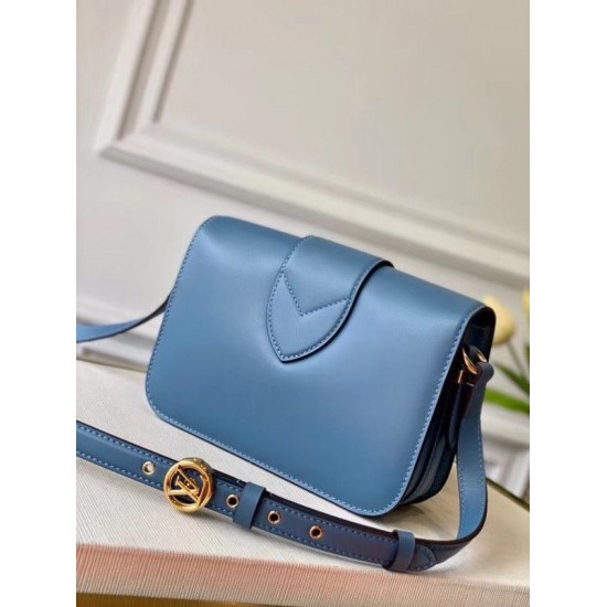 Cloni Firmate LV Pont 9 Borse Replica M55947 Blu imitazioni
