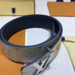 Pari all'originale replica Cintura Initiales 40mm Monogram M0162U Bianco
