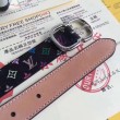 Qualità da grande replica Cintura Mini 25MM Monogram Multicolor M9586W