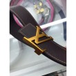 Pari all'originale replica Initiales Belt Utah Pelle M6902Q