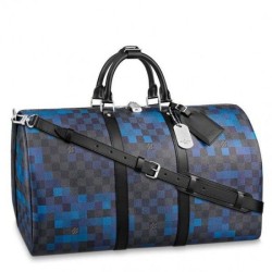 Keepall Bandouliere 50 Damier Graphite Pixel N40079