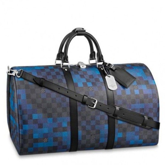 Keepall Bandouliere 50 Damier Graphite Pixel N40079