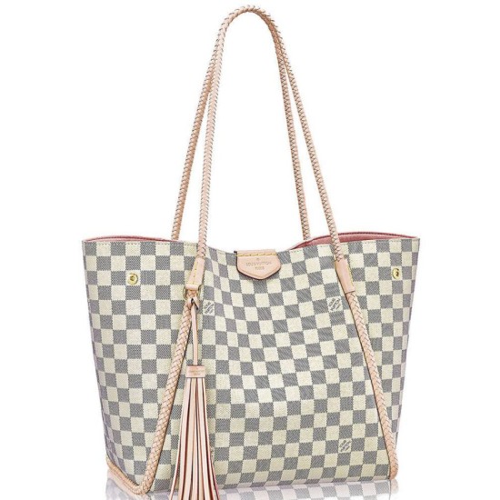 Replica Alta Qualità Propriano Tote Damier Azur N44027 Bianco