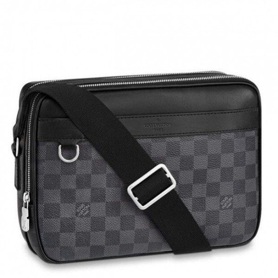 Trocadero Messenger NM PM Damier Graphite N40087