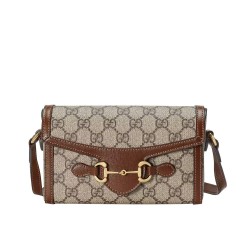 Replica Perfetta mini Gucci Horsebit 1955 699296 Marrone