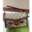 Replica Perfetta mini Gucci Horsebit 1955 699296 Marrone
