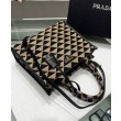 Borsa Prada Small Symbole Tessuto Jacquard Nera