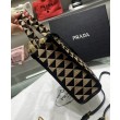 Borsa Prada Small Symbole Tessuto Jacquard Nera