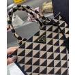 Borsa Prada Small Symbole Tessuto Jacquard Nera