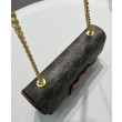 Celine Borsa a tracolla con catena Cuir Triomphe 199242 Henna