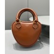 Celine Cuore Medio Pelle Di Vitello Liscia Caffè