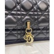 Christian Dior Borse Firmate Replica a tracolla Lady Dior nera