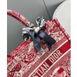 Christian Dior Borsa media a libro rossa