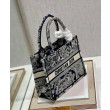 Christian Dior Imitazioni borse griffate piccola Dior Book Tote blu scuro
