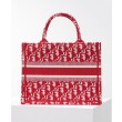 Christian Dior Borsa piccola Dior Book Tote rossa