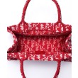 Christian Dior Borsa piccola Dior Book Tote rossa