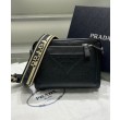 fedele Borsa a Spalla Prada Pelle Saffiano 2VH152 Nera